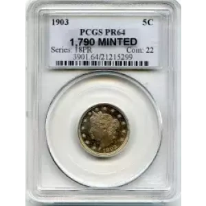 Nickel Five Cent Pieces-Liberty Head 1883-1913 (3)