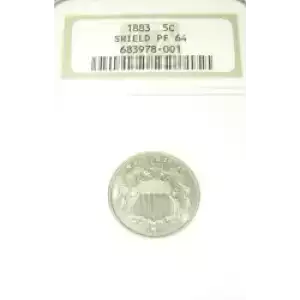 Nickel Five Cent Pieces-Shield 1866-1883 (3)