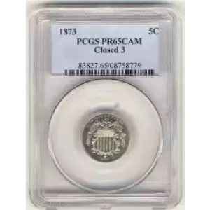 Nickel Five Cent Pieces-Shield 1866-1883 (3)