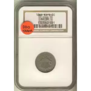 Nickel Five Cent Pieces-Shield 1866-1883 (3)