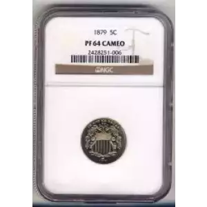 Nickel Five Cent Pieces-Shield 1866-1883 (3)