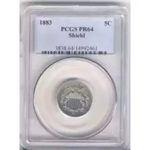 Nickel Five Cent Pieces-Shield 1866-1883 (3)