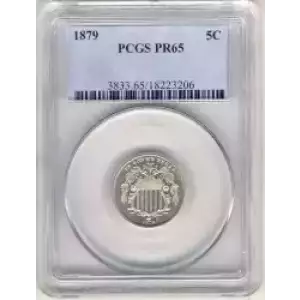 Nickel Five Cent Pieces-Shield 1866-1883 (3)