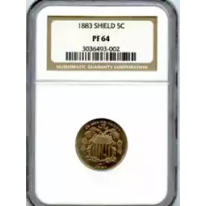 Nickel Five Cent Pieces-Shield 1866-1883 (3)