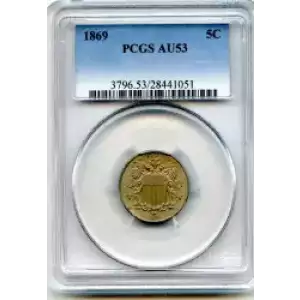 Nickel Five Cent Pieces-Shield 1866-1883 (3)