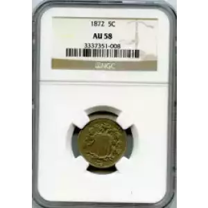 Nickel Five Cent Pieces-Shield 1866-1883 (3)