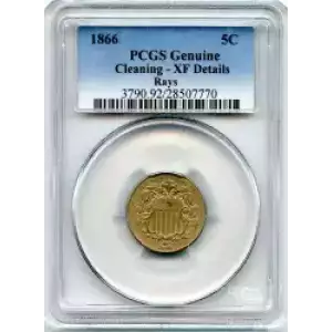 Nickel Five Cent Pieces-Shield 1866-1883 (3)