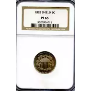 Nickel Five Cent Pieces-Shield 1866-1883 (3)