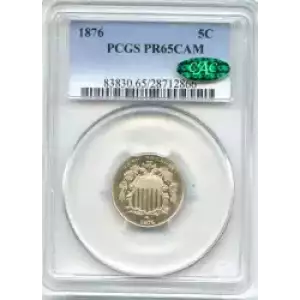 Nickel Five Cent Pieces-Shield 1866-1883 (3)