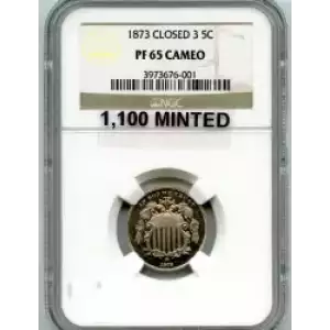 Nickel Five Cent Pieces-Shield 1866-1883 (3)