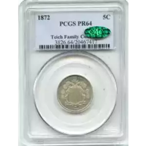 Nickel Five Cent Pieces-Shield 1866-1883 (3)