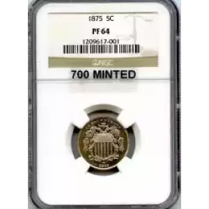 Nickel Five Cent Pieces-Shield 1866-1883 (3)