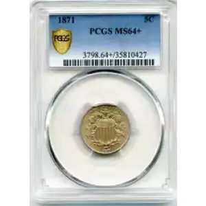 Nickel Five Cent Pieces-Shield 1866-1883 (3)