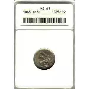 Nickel Three Cent Pieces 1865-1889 (3)