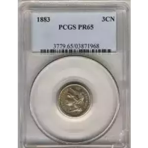 Nickel Three Cent Pieces 1865-1889 (3)