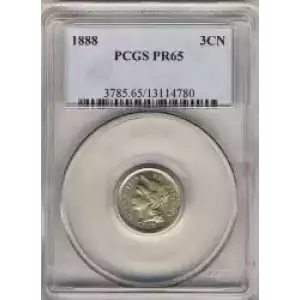 Nickel Three Cent Pieces 1865-1889 (3)