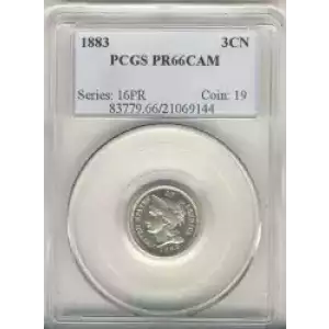 Nickel Three Cent Pieces 1865-1889 (3)