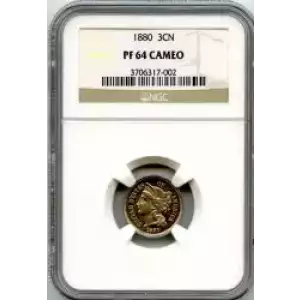 Nickel Three Cent Pieces 1865-1889 (3)