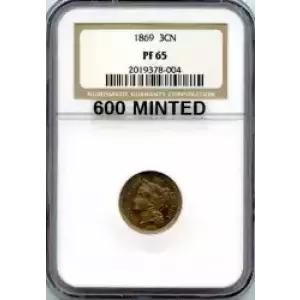 Nickel Three Cent Pieces 1865-1889 (3)