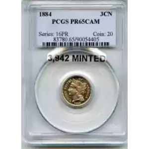 Nickel Three Cent Pieces 1865-1889 (3)