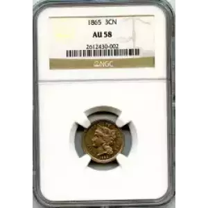 Nickel Three Cent Pieces 1865-1889 (3)