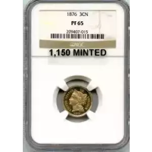 Nickel Three Cent Pieces 1865-1889 (3)