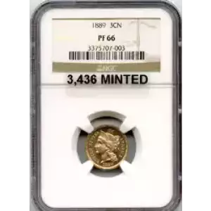 Nickel Three Cent Pieces 1865-1889 (3)