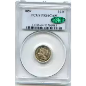 Nickel Three Cent Pieces 1865-1889 (3)