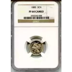 Nickel Three Cent Pieces 1865-1889 (3)