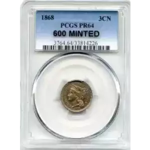 Nickel Three Cent Pieces 1865-1889 (3)