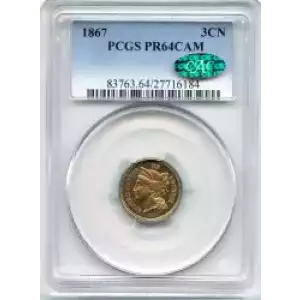 Nickel Three Cent Pieces 1865-1889 (3)