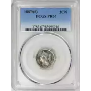 Nickel Three Cent Pieces 1865-1889 (3)