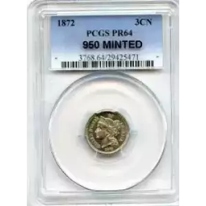 Nickel Three Cent Pieces 1865-1889 (3)