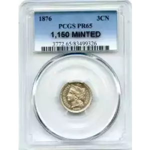 Nickel Three Cent Pieces 1865-1889 (3)