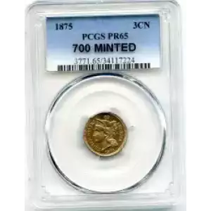 Nickel Three Cent Pieces 1865-1889 (3)