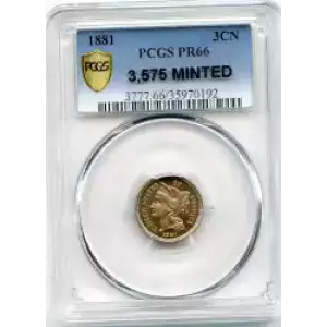 Nickel Three Cent Pieces 1865-1889 (3)