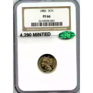 Nickel Three Cent Pieces 1865-1889 (3)