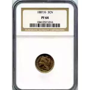 Nickel Three Cent Pieces 1865-1889 (3)