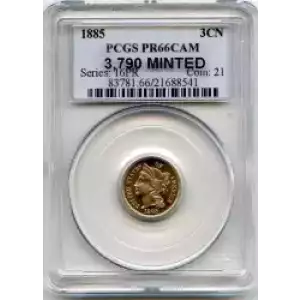 Nickel Three Cent Pieces 1865-1889 (3)