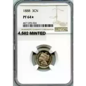 Nickel Three Cent Pieces 1865-1889 (3)