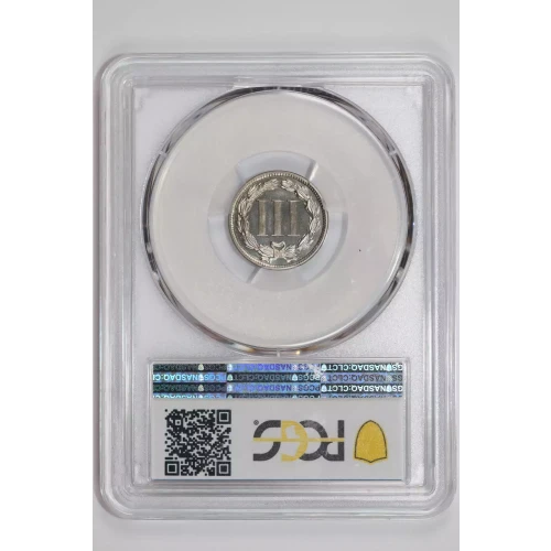 Nickel Three Cent Pieces 1865-1889