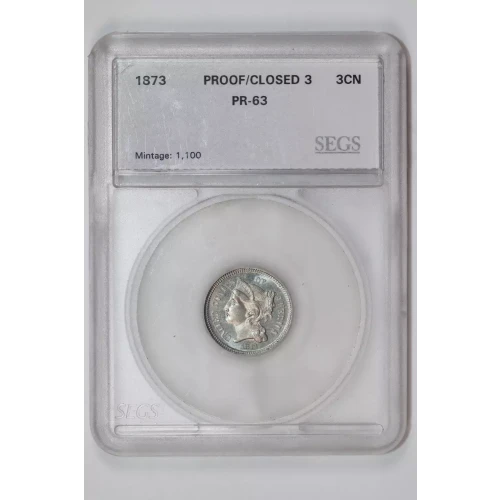 Nickel Three Cent Pieces 1865-1889