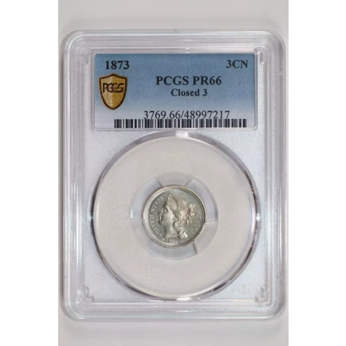 Nickel Three Cent Pieces 1865-1889