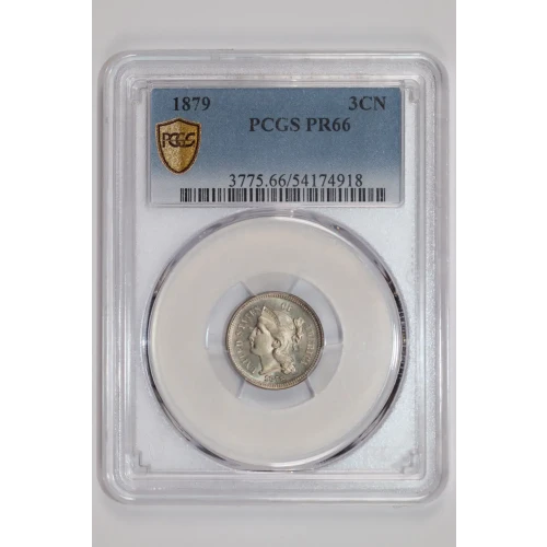 Nickel Three Cent Pieces 1865-1889