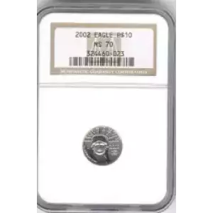 Platinum Bullion-Platinum Eagles--$10 Platinum Eagle 1/10 oz -Platinum- 10 Dollar (3)