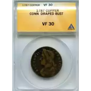 Post Colonial Issues -Coinage of the States-Connecticut -copper (3)