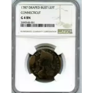 Post Colonial Issues -Coinage of the States-Connecticut -copper (3)