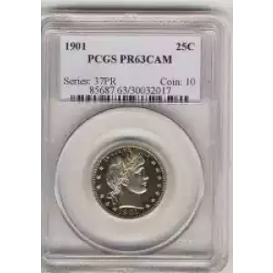 Quarter Dollars---Barber or Liberty Head (3)