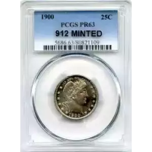 Quarter Dollars---Barber or Liberty Head (3)