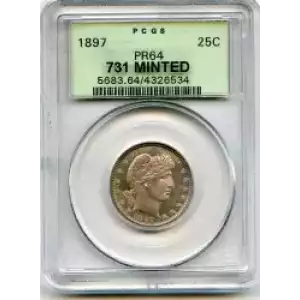 Quarter Dollars---Barber or Liberty Head (3)